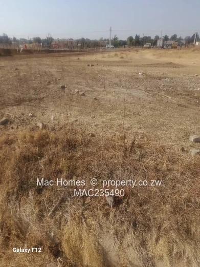 Prime 4,000m² Main Road Industrial Land — Pomona, Harare North
