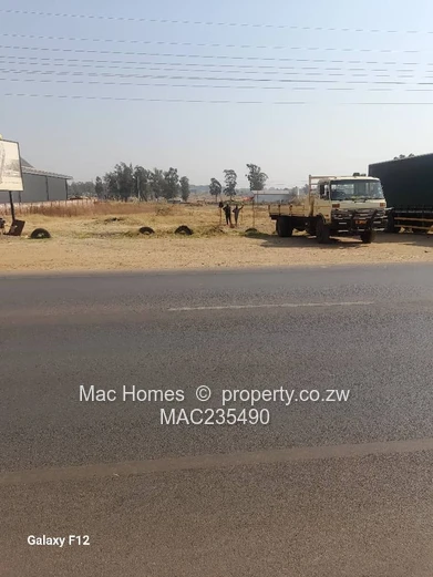 Prime 4,000m² Main Road Industrial Land — Pomona, Harare North