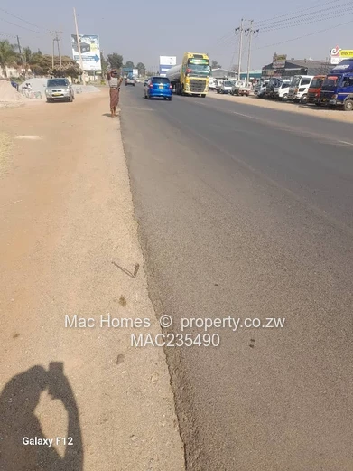 Prime 4,000m² Main Road Industrial Land — Pomona, Harare North